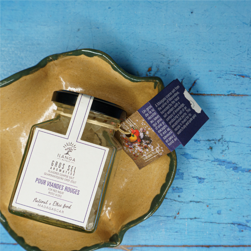 Quartet de Gros Sels Aromatisés - Gros sels pour viandes rouges