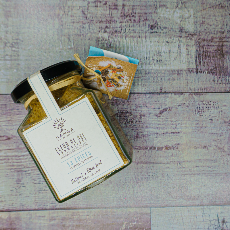 Quartet de Fleurs de Sel Aromatisés - Fleur de Sel aux 13 épices