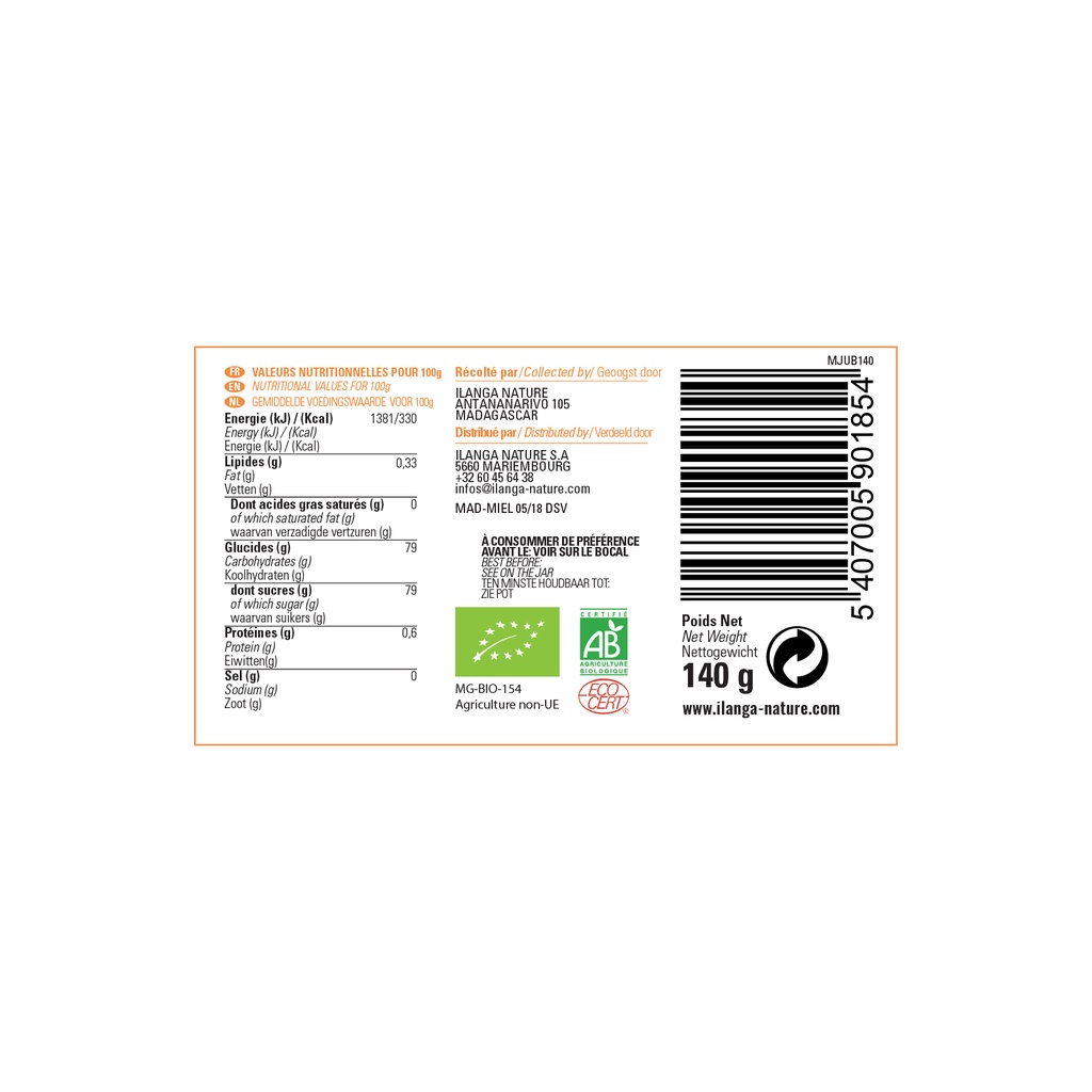 Miel de Jujubier - BIO