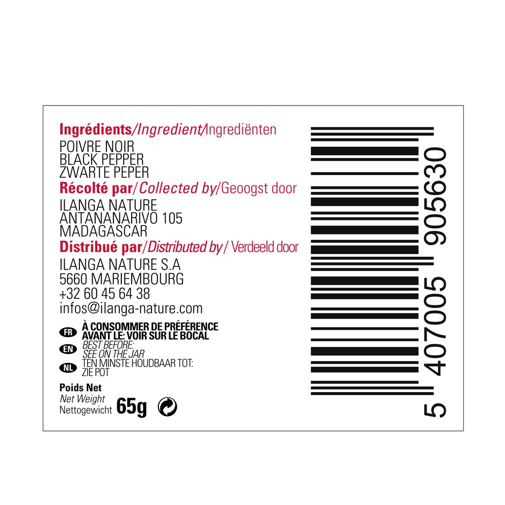 Poivre Noir en Grains