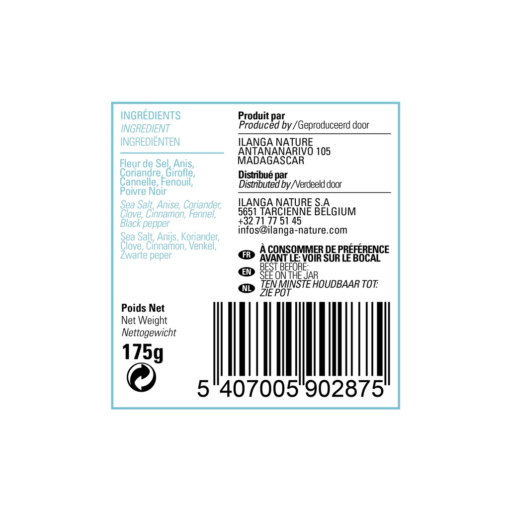 Fleur de Sel aux 5 épices