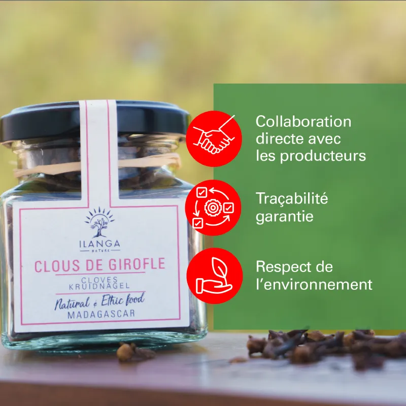 Clous de Girofle (50g) - valeurs nutritionnelles
