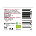 étiquette du poivre vert en saumure 120g BIO