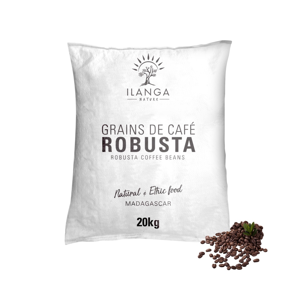 Caffè Robusta in grani - Sacco da 20kg