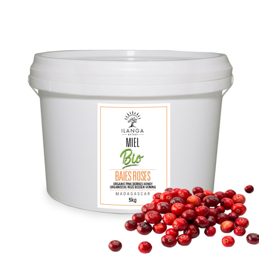 Miel de Baies Roses 5kg - BIO