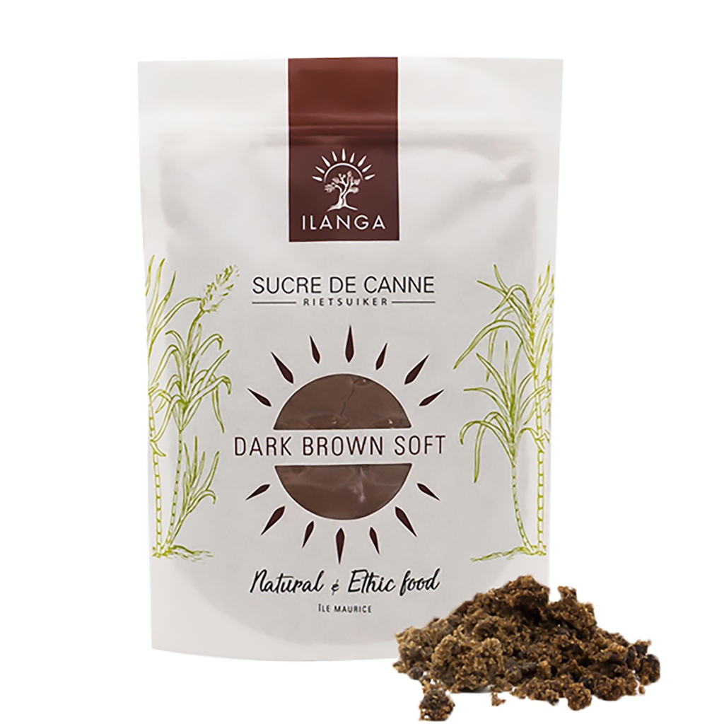 [5900178] Sucre de Canne - Dark Brown Soft 500g
