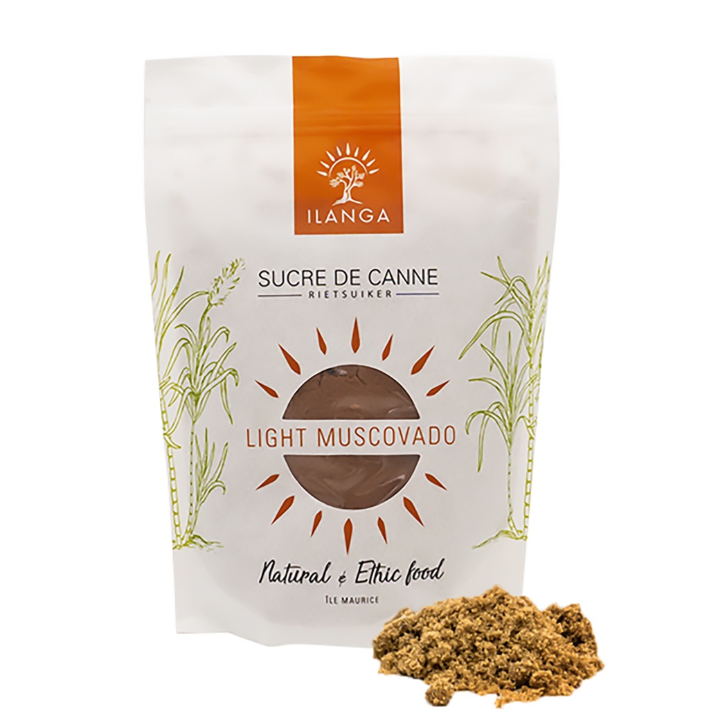 Lichtbruine Muscovado Rietsuiker 500g