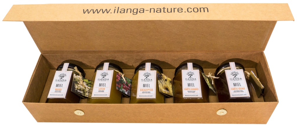 La Collection de 5 Miels 250g