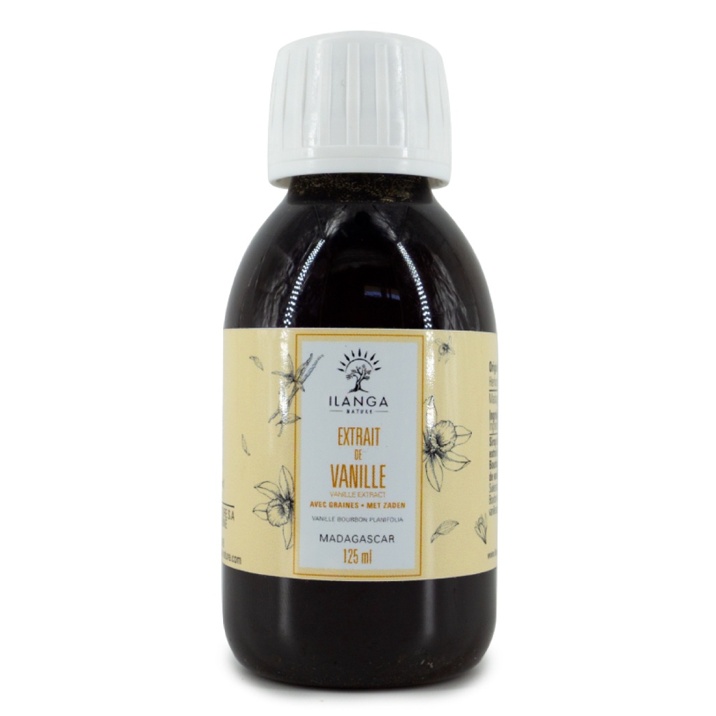 Vanilla extract 125ml (with seeds)