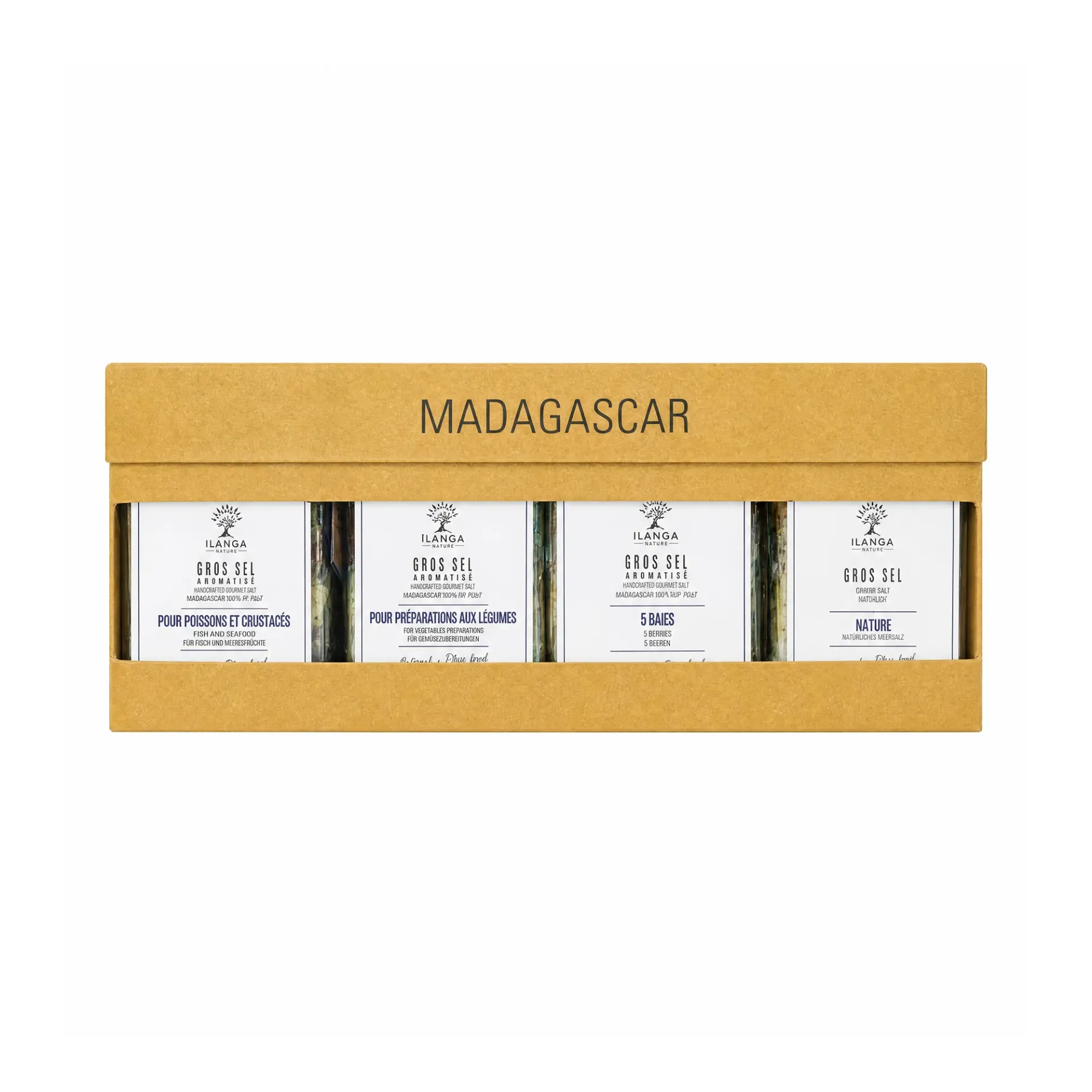[5912683] Quartet of Aromated Coarse Salt