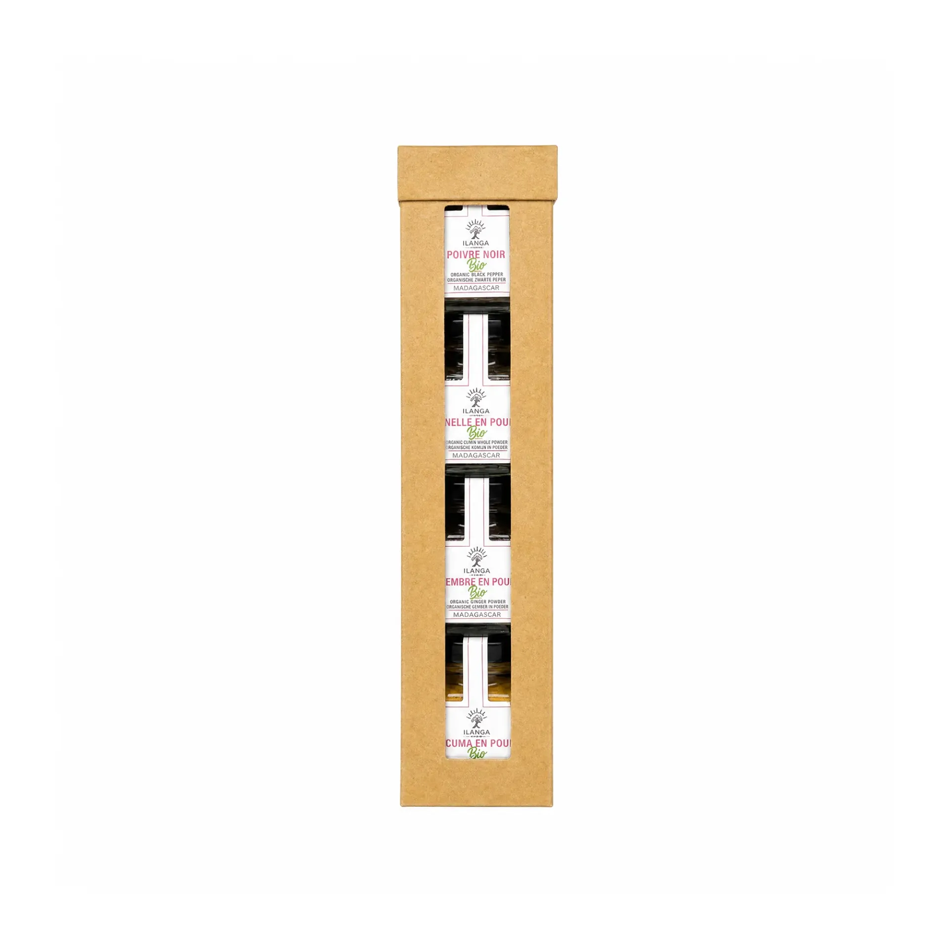 Assortiment van 4 kruiden in poeder - ORGANISCH