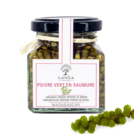 Grani di pepe verde in salamoia 120g - BIO