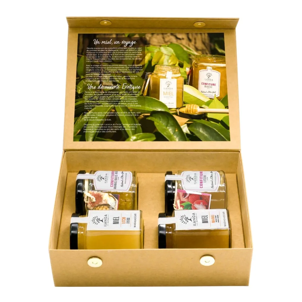 [5903278] Assortiment de 2 miels & 2 Confitures