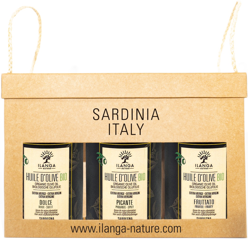 Trio of Olive Oils 25cl - ORGANIC